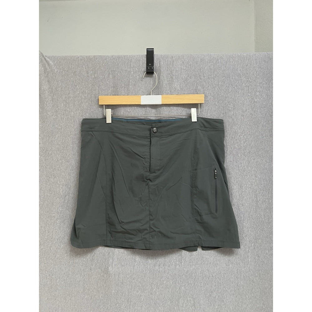 Columbia Omni-Shield Skort Women's Size 16 Gray Hiking Outdoor Trail Skirt
